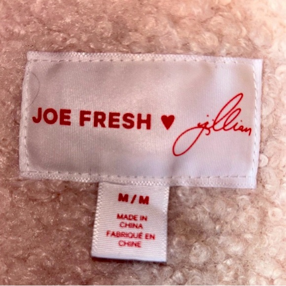 Jillian Harris Joe Fresh Fuzzy Coat with Pockets - Picture 4 of 4